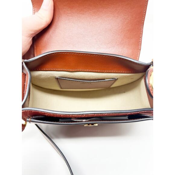 Chloe Small Tess Bag Brown Leather - Picture 5 of 11